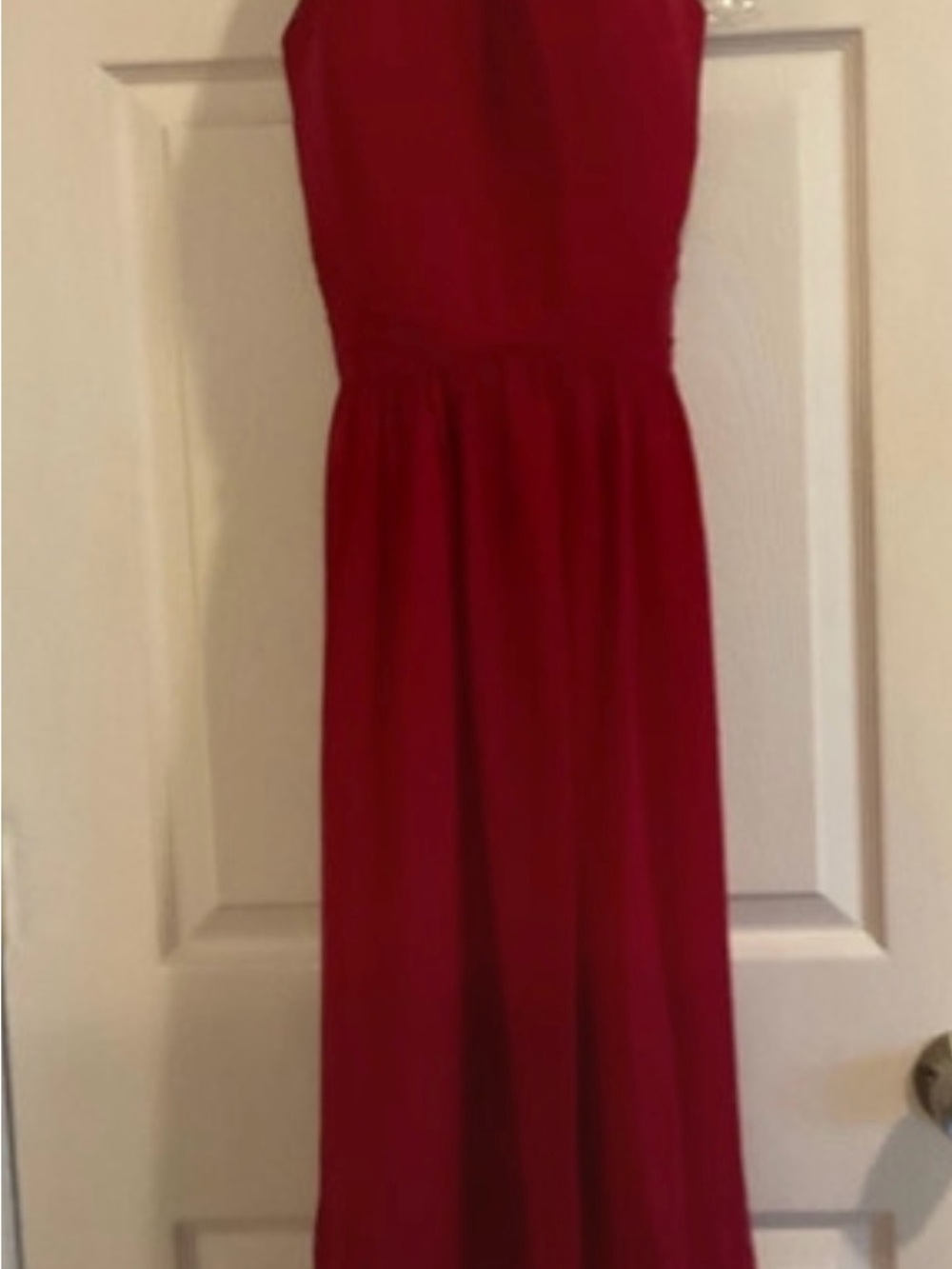 Bill Levkoff Scarlet Sleeveless Gown